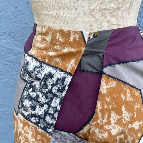 Designer Marni Skirt Cotton Abstract Funky Print Knee Length Clothing - Picture 9 of 11